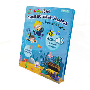 Enfants Enfants Impression Personnalisée Apprentissage Bilingue Espagnol Anglais interactif <span class=keywords><strong>Pictionary</strong></span> Sound Book - Product Image 2
