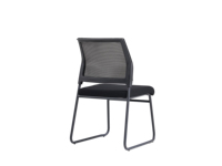 Chaise de conférence ergonomique moderne avec dossier en maille, coussin en mousse haute résilience, structure en PP injecté, idéale pour le bureau à domicile, vente directe usine, MOQ 5