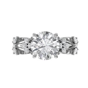 Vintage Style Lab Grown Pear Cut Diamond <b>Ring</b> <b>925</b> <b>Silver</b> 9kt, 14kt, 18kt Gold <b>Rings</b> for Women's Jewelry Making Engagement <b>Rings</b> - Product Image 1