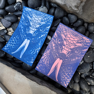 Kit de films cyanotype A6, série animale, pour développement à la lumière du soleil, image claire et délicate, DIY, forme rectangulaire, cyanotype coloré - Product Image 3