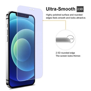 <span class=keywords><strong>Lumière</strong></span> <span class=keywords><strong>antireflet</strong></span> Plus haut niveau de protection d'écran en soie de filtration de <span class=keywords><strong>lumière</strong></span> <span class=keywords><strong>bleue</strong></span> pour iPhone Protection en <span class=keywords><strong>verre</strong></span> trempé - Product Image 2