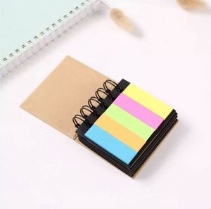Stationery Sticky Notes Notepad School Supplies Office Winding Notebook <b>Memo</b> <b>Pad</b> Self-Adhesive - Product Image 2