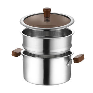 Olla freidora de acero inoxidable con cesta, tapa de <span class=keywords><strong>pequeña</strong></span> capacidad, multiusos para cocinar alitas de pollo, mariscos y verduras - Product Image 5