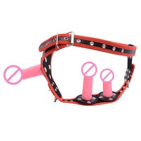 Culotte à trois têtes pour femmes, pour masturbation, usage lesbien, godemiché portable et jeu anal, jouet sexuel féminin pour femme