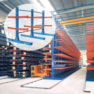 समायोज्य लंबे प्रोफ़ाइल गोदाम कैंटिलीवर रैकिंग सिस्टम साइड लोड लकड़ी भंडारण रैक नली रैक स्टैकिंग रैक अलमारियों - Product Image 2