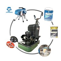 Matériaux de qualité Meuleuse et polisseuse de sol en béton à haute efficacité Équipement de polisseuse de rectifieuse de sol en béton