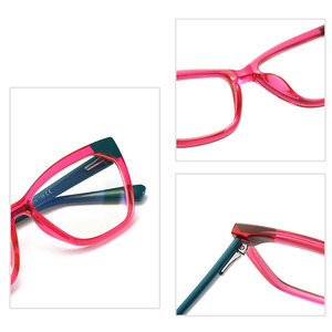 <span class=keywords><strong>Nuevas</strong></span> Gafas Ópticas con Logotipo Personalizado, Diseño Italiano Vintage, Monturas Ópticas TR90 con Protección Contra Luz Azul - Product Image 6