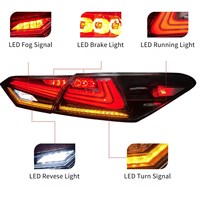 Luz de Freno Trasera LED para Toyota Camry 2018-2023, Precio de Fábrica, Conector de Cableado Transparente, Fácil Instalación