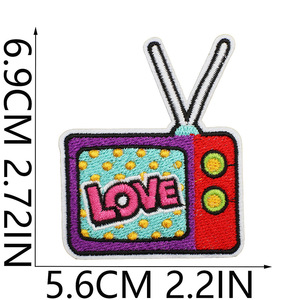 Parches Decorativos Bordados Termoadhesivos con Temática Musical de Ídolos de Rock para Ropa, Bolsos y Gorras - Product Image 5