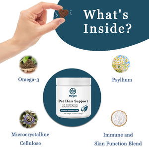 Suplemento Natural para Mascotas con Omega-3, Fibra de Arándano, Absorción Rápida, Seguro, para el Alivio de las Bolas de Pelo, con Vitaminas E y D3 - Product Image 3
