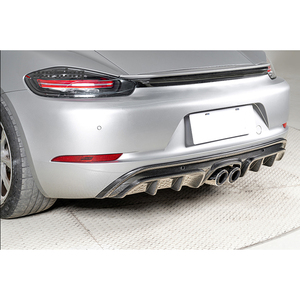 Nuevo Parachoques Trasero Ligero de Fibra de Carbono 2016-2024 con Luz Antiniebla y Accesorio de Fijación para 718 GTS - Product Image 5