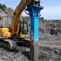 Nouveau modèle 2026 : Instrument professionnel de solidification des sols humides, attache malaxeur à béton pour mini-excavatrice
