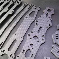 Pièce découpée CNC en fibre de carbone pour usine