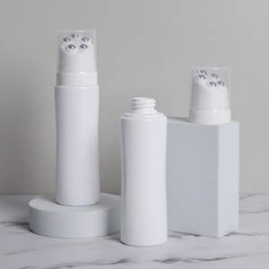Tube à bille électrique avec tête de massage vibrante, flacon en plastique PE pour cosmétiques, sérum, shampoing, avec bouchon à vis - Product Image 3