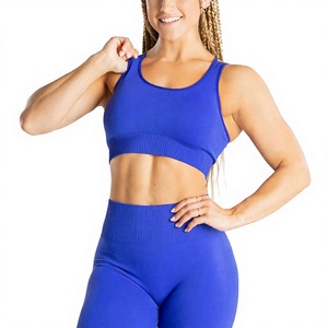 Conjunto Deportivo para Mujer, Leggings de Cintura Alta para Gimnasio y Yoga, Sujetador Deportivo, Ropa Deportiva para Correr, Ejercicio, Estiramiento, Sin Costuras, Transpirable, Premium - Product Image 5