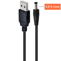 Câble de charge USB-A vers plusieurs tailles de connecteurs DC pour iPhone (cuivre)