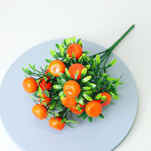 Petite <span class=keywords><strong>Mousse</strong></span> Artificielle Plantes Fruitières Maison <span class=keywords><strong>Jardin</strong></span> Décoration Murale-Cerise Baie Orange Fraise Plastique Eucalyptus Arbustes Prix - Product Image 6