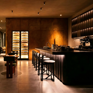 Mobilier personnalisé pour kiosque café et bistro |   Comptoirs élégants, présentoirs modulaires pour la vente au détail et conception et construction clés en main complètes - Product Image 1