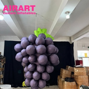 Grappolo d'uva gonfiabile gigante viola per decorazioni di centri commerciali, grappolo d'uva gonfiabile personalizzato per esposizioni del Festival del Raccolto - Product Image 3