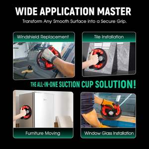 Bomba de aire de vacío eléctrica de alta resistencia para goma de madera DIY ventosa de grado Industrial para azulejo de vidrio ventosa Manual -- 1 paquete - Product Image 4