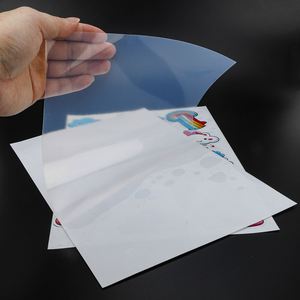 Film PVC transparent adhésif imprimable FX Premium A3 A4 8,5x11, papier autocollant transparent pour imprimante jet d'encre, feuille d'autocollants décoratifs - Product Image 5