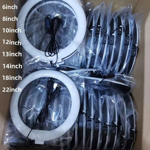 Anneau lumineux LED de 10 pouces pour photographie, selfie, éclairage d'appoint pour <span class=keywords><strong>YouTube</strong></span>, TikTok, vidéo et streaming en direct - Product Image 5