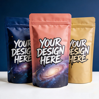 Sacs personnalisés en film PE durables de 1g à 28g, de qualité alimentaire, hermétiques et anti-odeurs pour aliments pour animaux de compagnie avec logo personnalisé