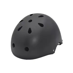 Casco deportivo seguro para patinaje para niños y adultos, color negro, rojo, amarillo, rosa, azul y blanco