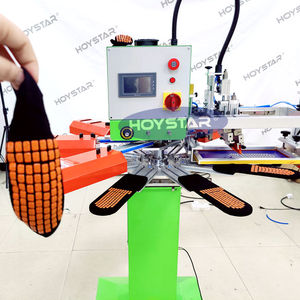 Anti-Skid PVC Grip <b>Socks</b> Screen Printing Machine and Non-Slip Glove <b>Silicone</b> Dotting Machine In-Stock - Product Image 2