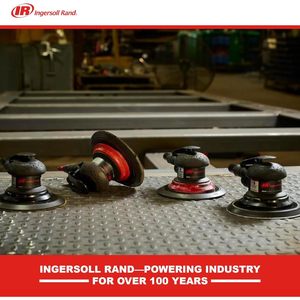 เครื่องขัดกระดาษทรายลมแบบวงโคจร Ingersoll Rand ขนาด 6 นิ้ว พร้อมแผ่นรองไวนิล ความเร็ว 12000 รอบต่อนาที ใช้ลมอัด - Product Image 6