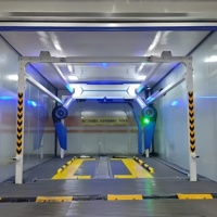 Akıllı 360 Temassız Robot Araba Yıkama Makinesi Benzin İstasyonları için Otomatik Fırçasız Temassız Araba Yıkama Sistemi