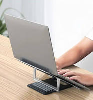 Soporte para Portátil, Precio de Fábrica, Soporte Ergonómico Ajustable y Plegable de Metal para Portátil