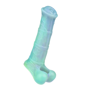 YOCY Fermer Tête Lumineux Silicone Cock Sleeves Sex Toys avec Testicule Manches Doux Pénis Plus Fort Extender Dick Cover pour Hommes - Product Image 6