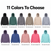 Hoodie Kasual Pria Anti Kusut Berlapis Batik Campuran Katun Poliester 430 GSM OEM Promosi