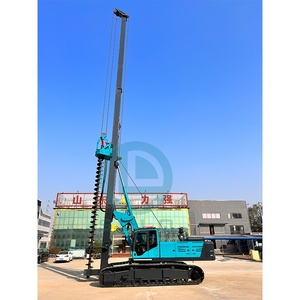 Máquina de Ingeniería Tipo Oruga para Industria Pesada SDLQ, Equipo de Perforación de Estacas Helicoidales CFA de 25m con Motor, Engranajes, Rodamientos y Componentes Principales, Equipo de Perforación CFA SC - Product Image 1