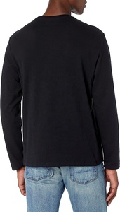 Camiseta de <span class=keywords><strong>Cuello</strong></span> <span class=keywords><strong>Redondo</strong></span> Lisa al por Mayor, 200 g/m², de Algodón para Hombre, Personalizable con Serigrafía y Bordado de Logotipo, Camisetas de <span class=keywords><strong>Manga</strong></span> <span class=keywords><strong>Larga</strong></span> para Hombre - Product Image 2