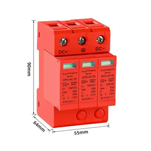 SPD-PV CE TUV Solar PV 20KA-40ka 2Pole 2P DC 1000V DPS surge protector protection arrester surge protective device SPD