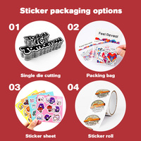 Paquete de Pegatinas de Arte Graffiti Resistentes a los Rayos UV y a la Intemperie, Impresión de Etiquetas Adhesivas Personalizadas, Pegatinas de Vinilo PVC Duraderas Cortadas a Troquel