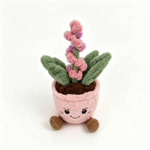 Peluche pot de fleurs personnalisée, peluche plante en pot, animal en peluche en forme de plante, peluche fleur, peluche pot de fleurs souriant, fleur pastel - Product Image 2