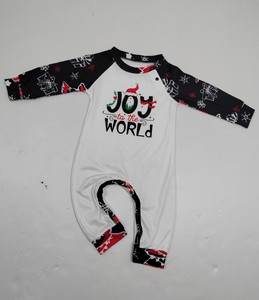 Set pigiami con stampa personalizzata pigiama natale in <span class=keywords><strong>cotone</strong></span> vestiti abbinati pigiami natalizi per famiglie - Product Image 6