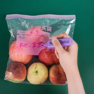 Hot Sale Fruits And Vegetables Transparent Plain Ziplock Waterproof Transparent Plastic Bag