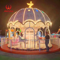 Mini carrousel antique à chevaux, manège populaire pour enfants, à vendre