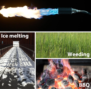 Lance-flammes à charbon de bois à pointe étendue pour barbecue Camping extérieur manuel fendu poêle carburant <span class=keywords><strong>gaz</strong></span> butane propane - Product Image 6