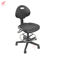 Chaise antistatique ESD en PU, tabouret de laboratoire, tabouret industriel pour l'école, l'hôpital, la dentisterie