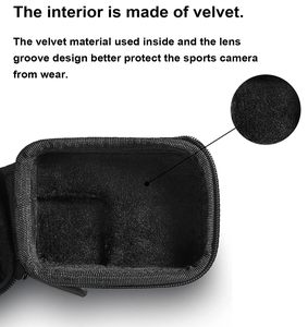 YEAH demi-paquet étui de transport de stockage sac de transport de voyage rigide pour Gopro Hero, DJI Osmo Action, AKASO, caméra de <span class=keywords><strong>sport</strong></span> <span class=keywords><strong>Campark</strong></span> - Product Image 2