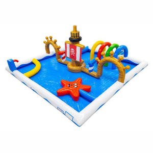 Parque Acuático Inflable Multifuncional ODM y OEM con Tobogán, Piscina y Juegos para Niños, Colección Inflable de Gorila y Pirata - Product Image 6