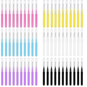 Brosse interdentaire en forme de I personnalisée, bâtonnets de soie dentaire en plastique, poils souples, outil de nettoyage dentaire orthodontique - Product Image 2