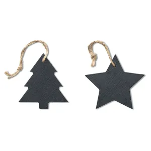 Décoration de Noël en ardoise, articles de Noël - Product Image 1