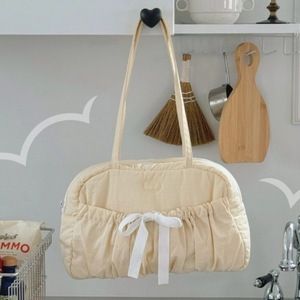 Nuevo bolso de lona de viaje para gimnasio y Yoga con lazo hinchado, bolso acolchado para mujer, bolso de mano acolchado ligero para pasar la noche, bolso de mano para fin de semana - Product Image 5