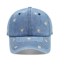 Nouvelle Casquette de Baseball Unisexe Vintage Oxford à 6 Panneaux avec Logo Brodé 3D Personnalisé, Réglable, en Denim Délavé, Style Décontracté et Sportif pour l'Extérieur